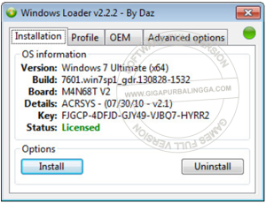 windows loader активатор. скачать