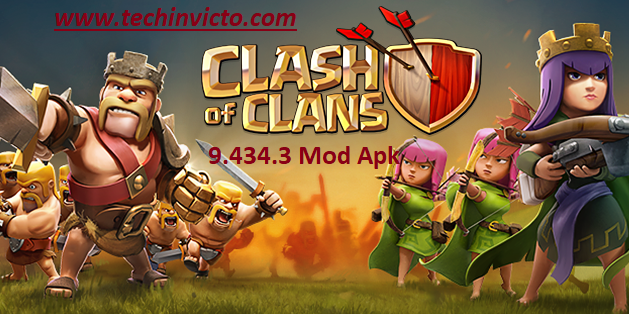 Clash of Clans 9.434.3 Coc Mod Apk Unlimited Money Download - Featured Image