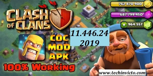 Download Clash of Clans 11.446.24 Unlimited Mod Hack APK 2017 Crack UPDATE - FEATURED IMAGE