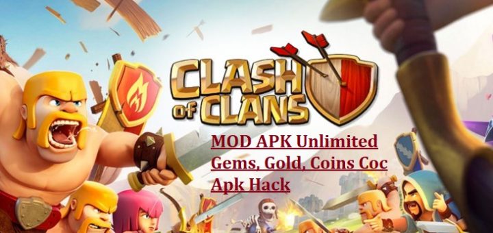 Clash of Clans Mod Apk Unlimited Gems, Gold, Coins Coc Apk Hack - Featured Image