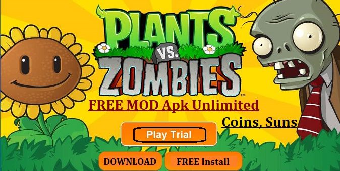 Plants vs. Zombies FREE MOD Apk Unlimited Coins, Suns - Featured Image