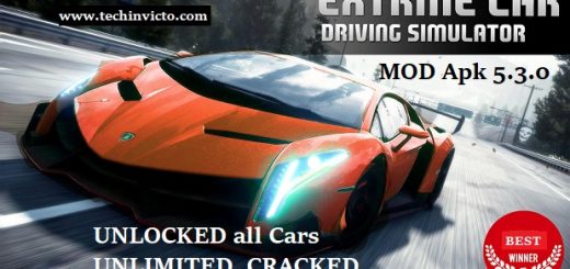 Extreme Car Driving Simulator MOD Apk 5.3.0 Unlimited Money - Featured Image