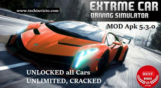 Extreme Car Driving Simulator MOD Apk 5.3.0 Unlimited Money - Featured Image