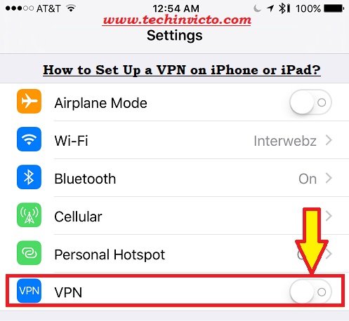 Set Up a VPN on iPhone or iPad - 02