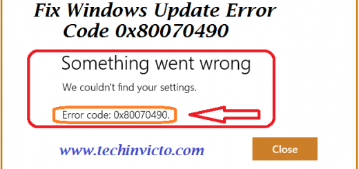 Fix Windows Update Error Code 0x80070490 - featured image