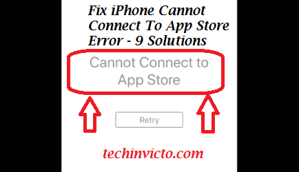 Fix iPhone Cannot Connect To App Store Error - Feature Image