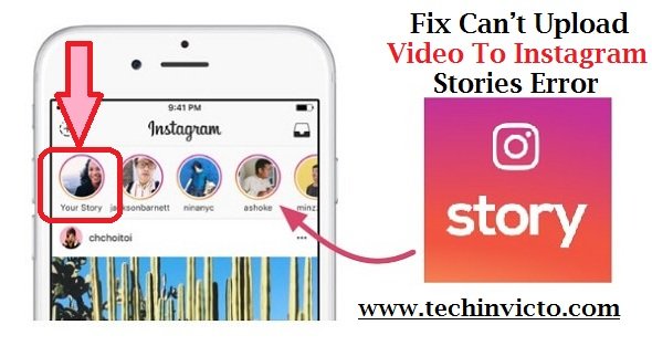 Fix Can’t Upload Video To Instagram Stories Error - featured image