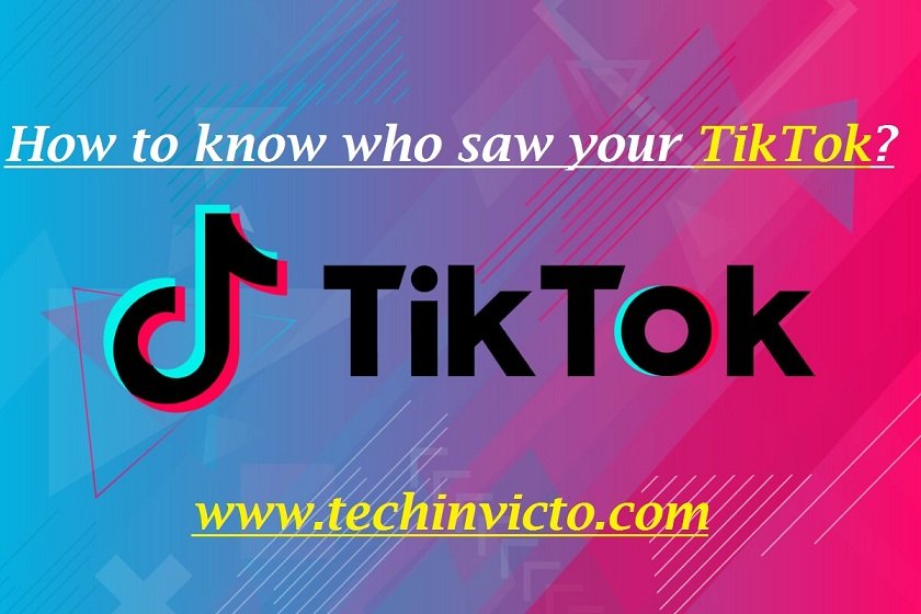 How to know who saw your TikTok - 01